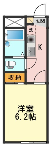 レオパレスアーバン コーワの間取り