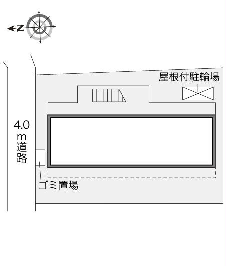 レオパレスアーバン コーワの区画図