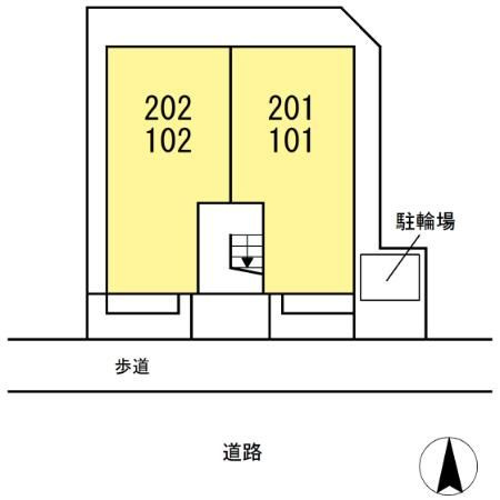 ラ ベル ヴィの区画図