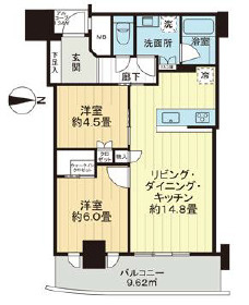 【間取り】 | 大阪ひびきの街・ザ・サンクタスタワー
