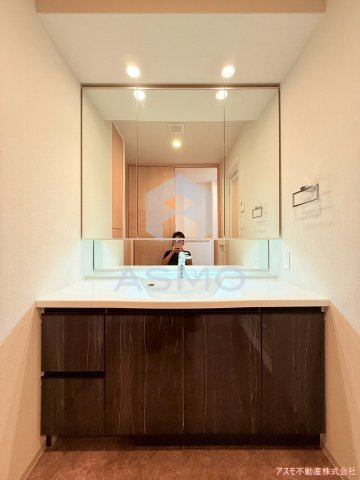 【洗面所】 | 大阪ひびきの街・ザ・サンクタスタワー | ※建物内別間取参考写真
