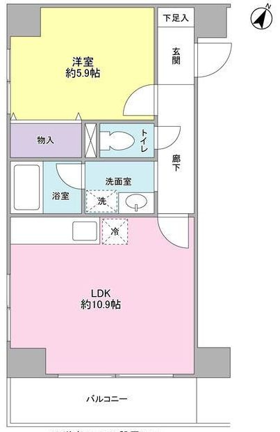 プロスペクト入谷の間取り