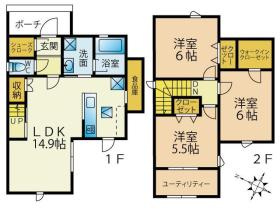 【間取り】 | プランドールS棟