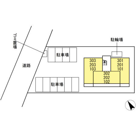 グリーンヒル柏森の区画図