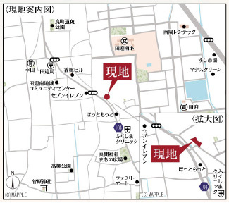 リーブルガーデン／南区良町第十二／１号棟の地図