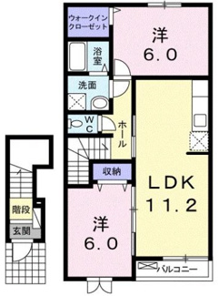 【間取り】 | アルモニー　Ａ