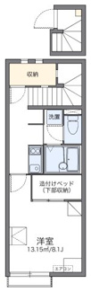 【間取り】 | レオネクスト黄瀬川 | 代表的な間取のため実際の間取とは異なる場合があります