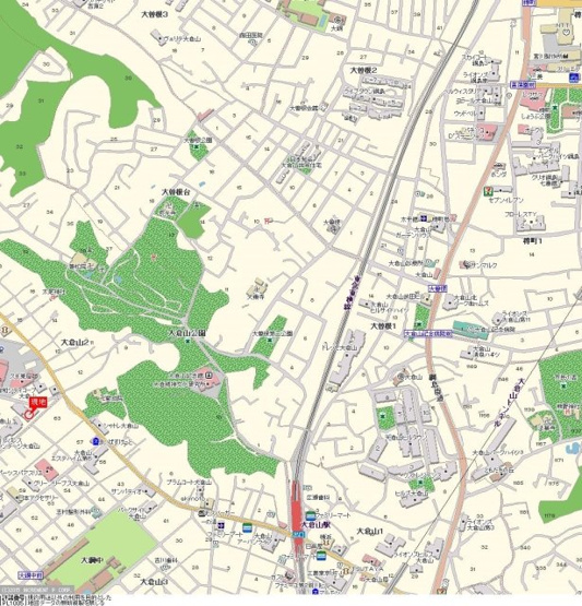 【地図】 | ダイアパレスグランデージ大倉山弐番館