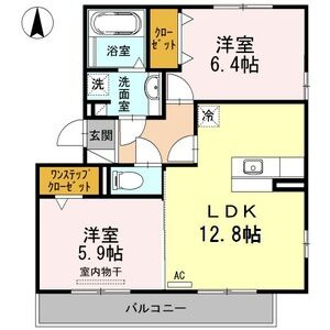 Casa　terre　B棟の間取り