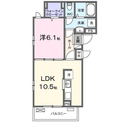 コニリオ　フェリーチェの間取り