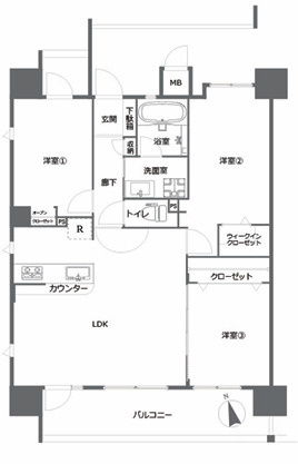 【間取り】 | アプローズ箱崎駅東☆仲介手数料無料☆