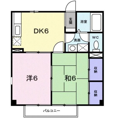 グリーンビラ六甲の間取り