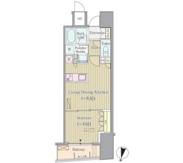 【間取り】 | リンデンコート市ヶ谷