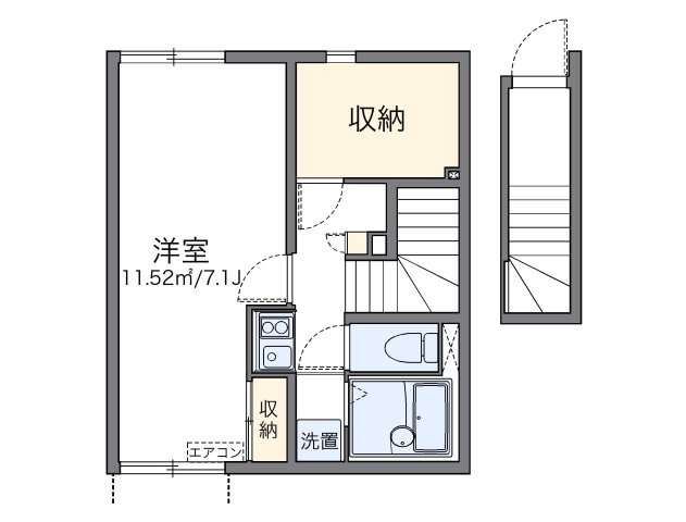 レオネクストおおなりの間取り