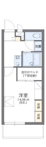 レオパレスドリームの間取り