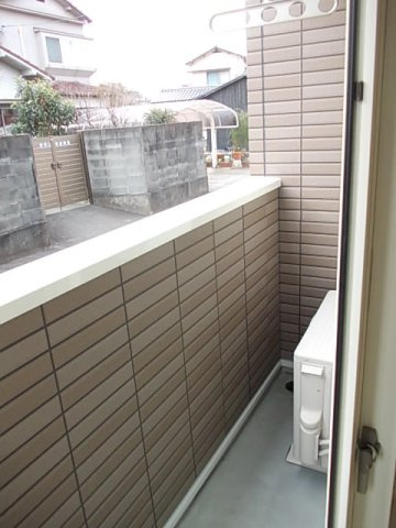 きさらぎ館Ⅰのバルコニー