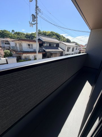 ☆選べる家具プレゼント☆石風呂町2号地のバルコニー|南からの光と風をたっぷり感じられるバルコニー。