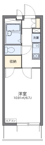 レオパレスサクセスファクターの間取り