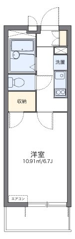 レオパレス旭丘の間取り