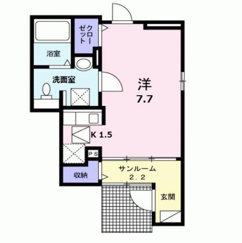 マリッジ・Ｋの間取り