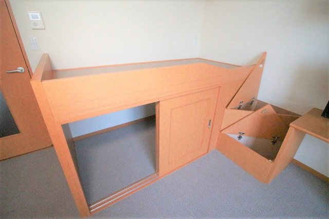 レオパレスエテルネの寝室|備品や設備仕様は号室等により異なります現地をご確認下さい。