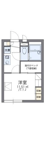レオパレスエテルネの間取り