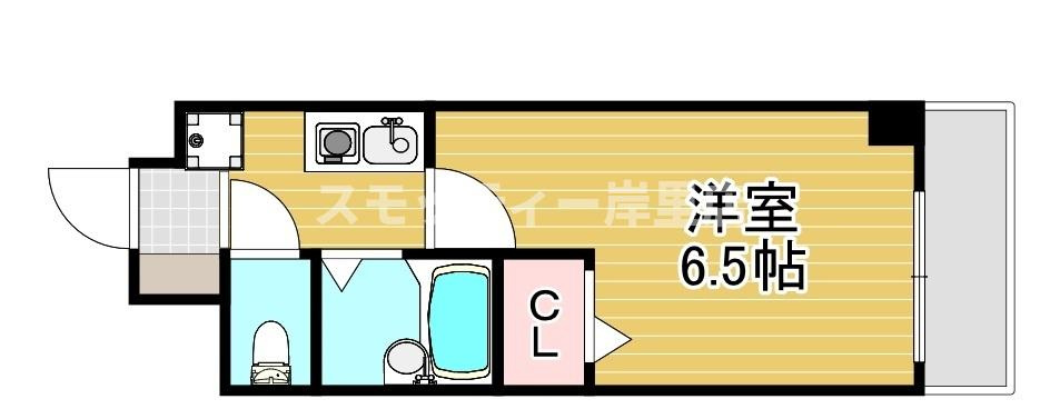 ウィンヒルズ難波南の間取り