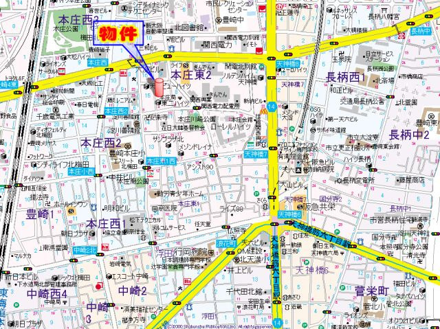 【地図】 | ララプレイス梅田東シエスタ