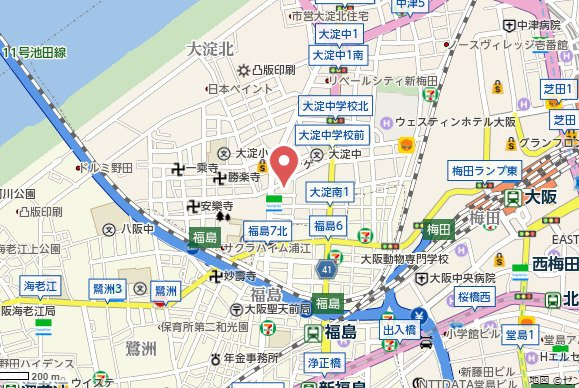 【地図】 | パークフロント北梅田