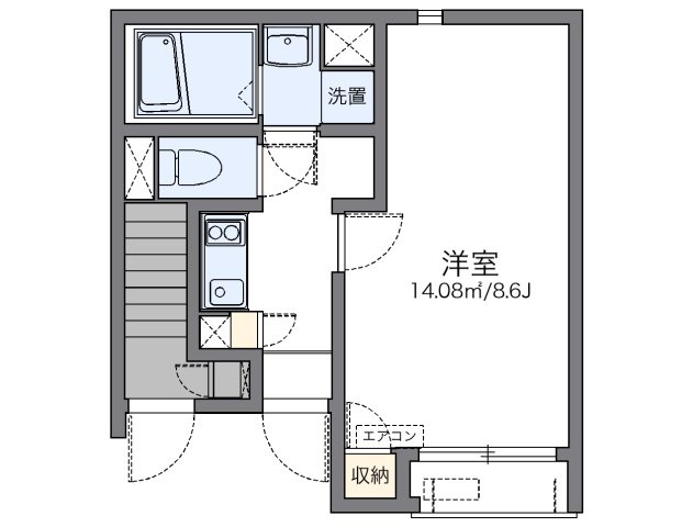 レオネクストＨＯＳＯＹＡⅢの間取り|代表的な間取のため実際の間取とは異なる場合があります