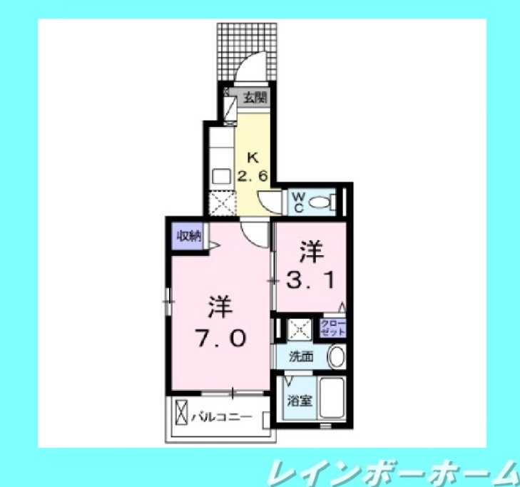【仲介手数料：50％OFF】対象物件！の間取り