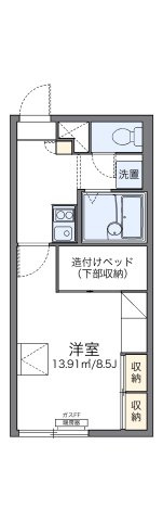 レオパレスＭ＆Ｔ麻生町の間取り