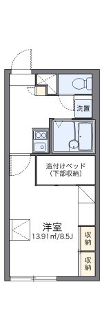 レオパレスグランドールの間取り