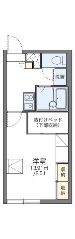 レオパレスエクセルの間取り