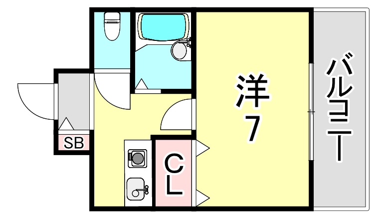 サウザンド塚口の間取り