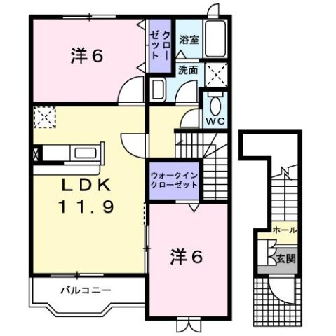 アニメートの間取り