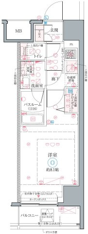 クレヴィスタお花茶屋の間取り