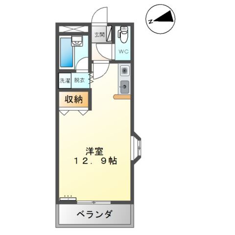 グレイスヴィラ北久保の間取り