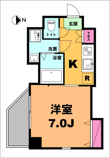 【間取り】 | 月村マンションＮｏ．２３