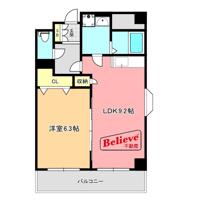 センタービレッジ本町の間取り|使い勝手の良い間取りです♪使い勝手の良い間取りです♪