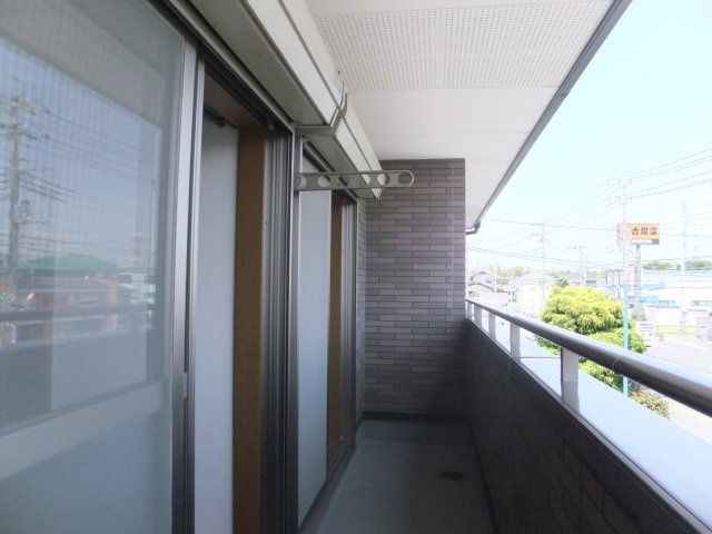 エステート弐番館のバルコニー