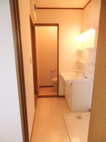 エステート弐番館の洗面所