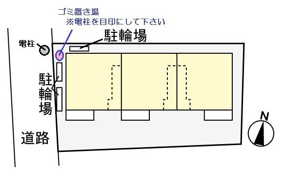 フィオーレ西大井の駐車場