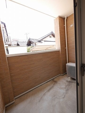 アルモニア世田谷のバルコニー