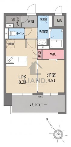 S-RESIDENCE博多駅東awesome　堅粕小学校区の間取り|S-RESIDENCE愛宕SOUTH