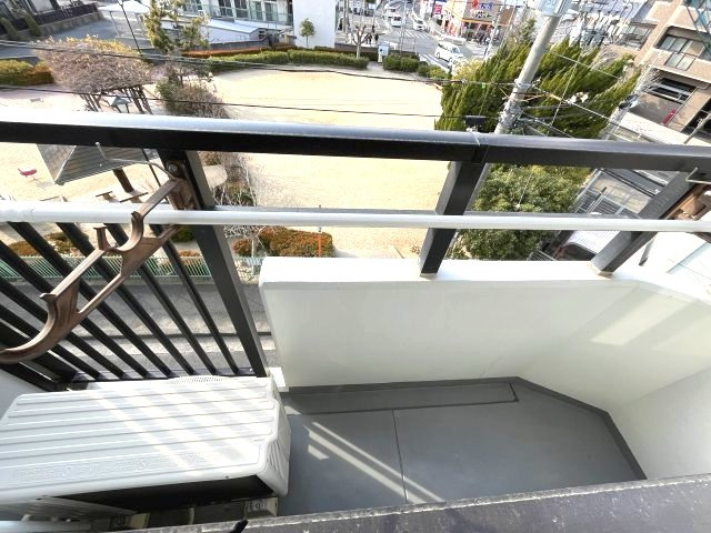 パークサイドハイツのバルコニー