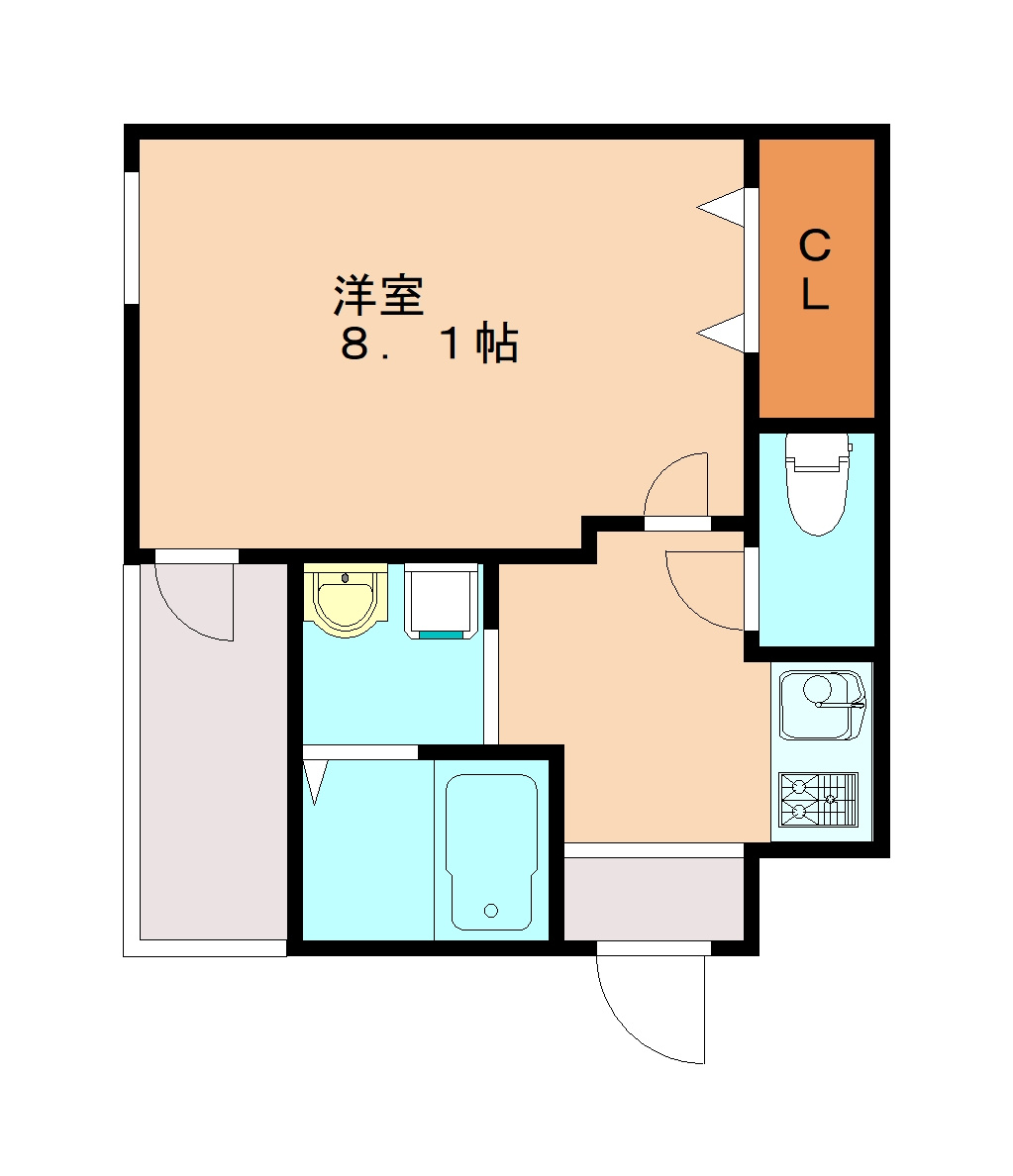 フジパレス神戸本町ウエストの間取り