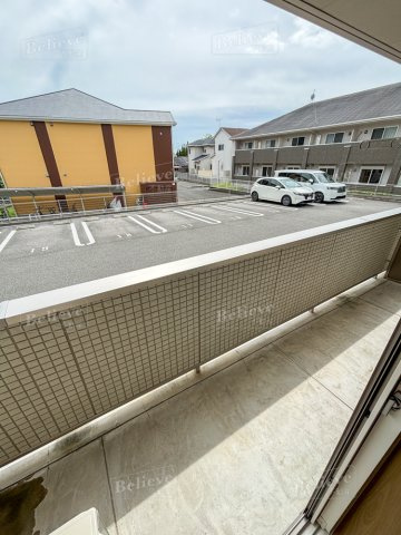 パークハイム上津のバルコニー|陽当たり良好なバルコニーです♪
