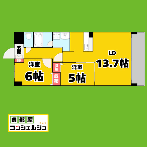 メープルコートの間取り