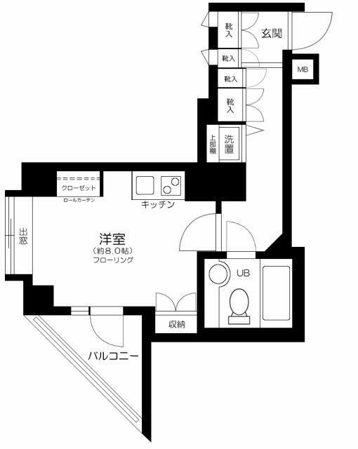 アルカーデンシティリンクス新宿の間取り